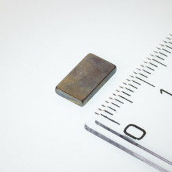 Imán de neodimio prismático, 10x5,5x1,5 P 80 °C, VMM8-N45