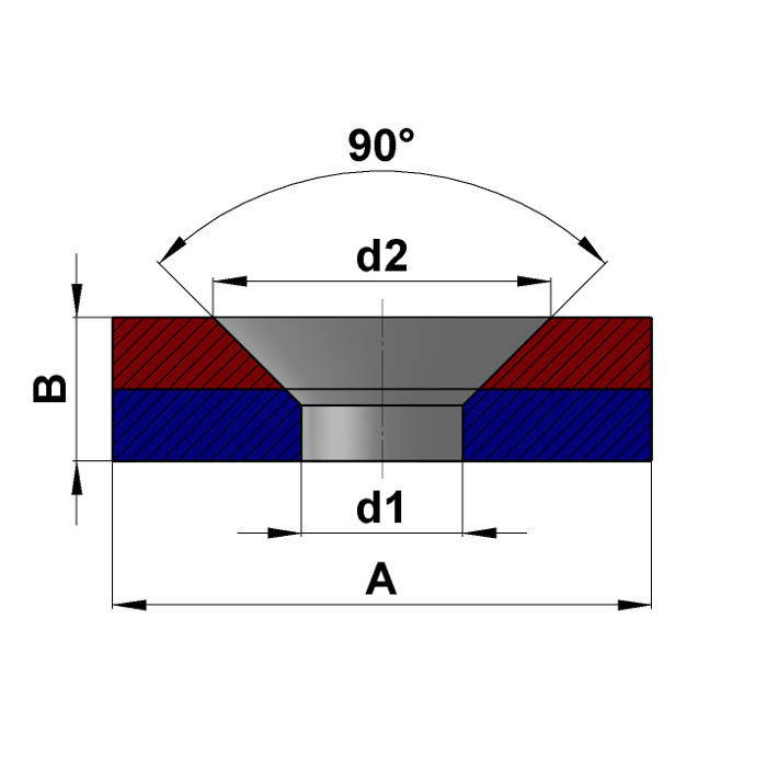 Kit de fijación magnético, diámetro de 34 mm