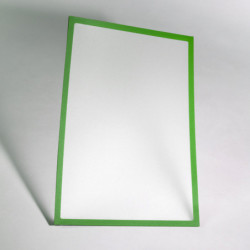 Bolsa magnética A5, con marco verde