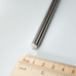 Acero inoxidable 1.4301: perfil redondo macizo, diámetro de 8 mm, longitud de 1 m