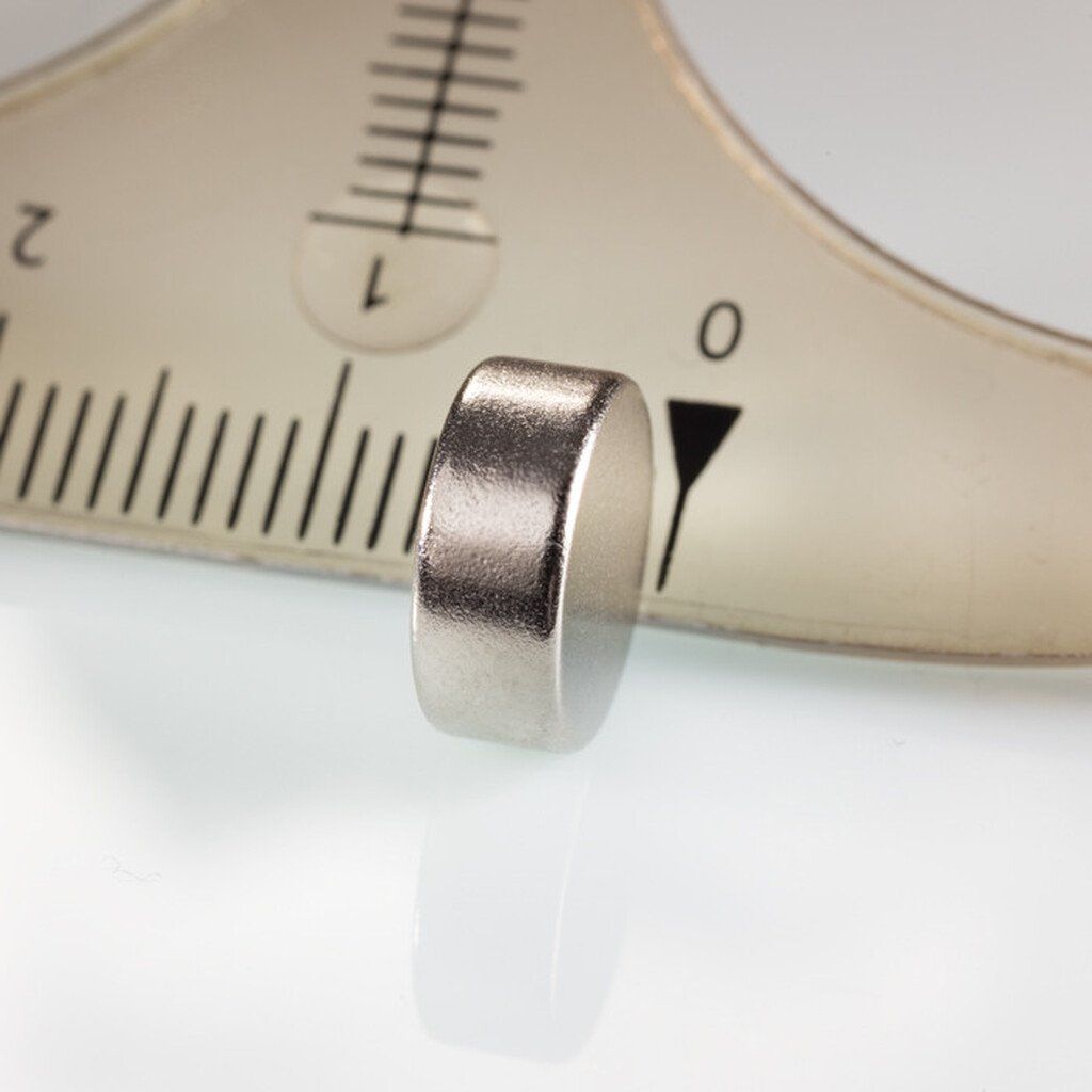 Imán de neodimio cilíndrico de 10x4 mm con mayor fuerza magnética